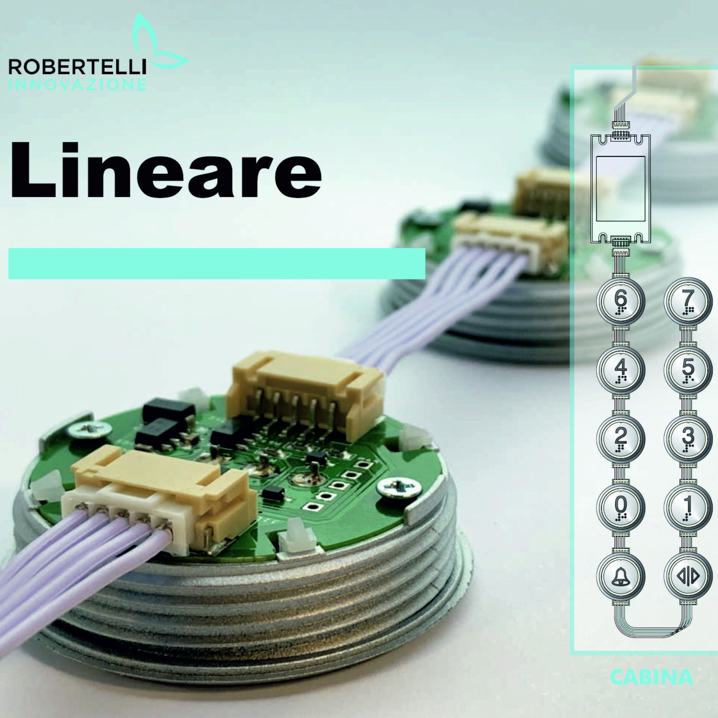 Seriale integrato pulsanti e display